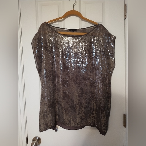 Eileen Fisher Tops - Eileen Fisher sequin shirt